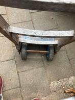 Te koop houten steekwagen, Antiek en Kunst, Curiosa en Brocante, Ophalen of Verzenden