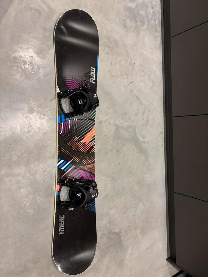 Flow Snowboard Set: Merc 159W, Quattro, Rival Boa, Sport en Fitness, Snowboarden, Gebruikt, Board, Ophalen