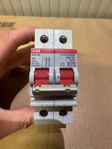 ABB-HAF Hoofdschakelaar 40A – 2-polig beschikbaar voor biedingen