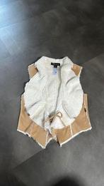Anna Scott gilet – suède met bontlook – maat M, ., Ophalen of Verzenden, Zo goed als nieuw, .