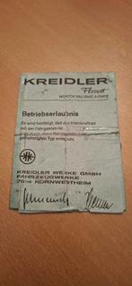 Kreidler Florett Betriebserlaubnis, Ophalen of Verzenden