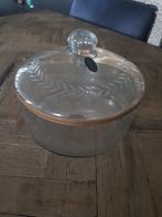 Riverdale glazen trommel/pot, Ophalen, Schaal, Rond, Glas