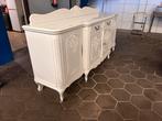Wit Barok Dressoir | Klassiek TV-meubel | Vintage Look, Ophalen, Gebruikt, 25 tot 50 cm