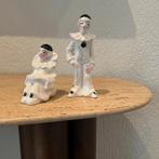Vintage pierrot clown beelden - staand en zittend set, Verzamelen, Ophalen of Verzenden, Zo goed als nieuw, Overige typen