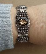 zilveren vintage armband met pinslot [857], Verzenden, Zo goed als nieuw, Zilver, Zilver