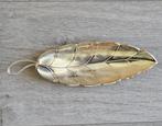 Vintage Quist verzilverde bladvormige schaal 25x7.5 cm, Antiek en Kunst, Antiek | Goud en Zilver, Ophalen of Verzenden, Zilver