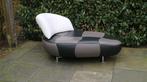 Leolux Kikko design fauteuil chaise longue., Huis en Inrichting, Fauteuils, Leer, Ophalen of Verzenden, Zo goed als nieuw, 150 cm of meer