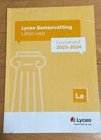 Examenbundel / Samenvatting Latijn VWO Lyceo Livius, Ophalen of Verzenden, Zo goed als nieuw, VWO, Latijn