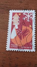 Frankrijk,  2021, kerstzegel 2, Ophalen of Verzenden, Gestempeld