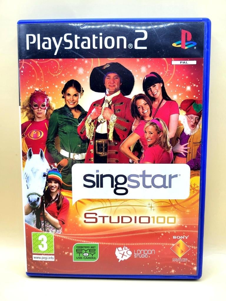 SingStar Studio 100 - PlayStation 2 - PS2, Spelcomputers en Games, Games | Sony PlayStation 2, Zo goed als nieuw, Muziek, 3 spelers of meer