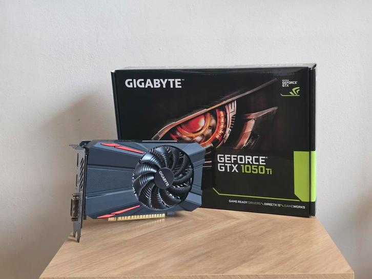 Gigabyte GeForce GTX 1050 Ti 4GB, Computers en Software, Videokaarten, Gebruikt, Nvidia, PCI-Express 3.0, GDDR5, HDMI, DisplayPort