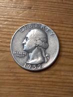 Usa quarter of dollar 1952 zilver, Ophalen of Verzenden, Noord-Amerika, Zilver