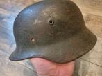 Duits WOII M40 helm helmschaal ET68 wehrmacht camo, Ophalen of Verzenden, Duitsland, Helm of Baret