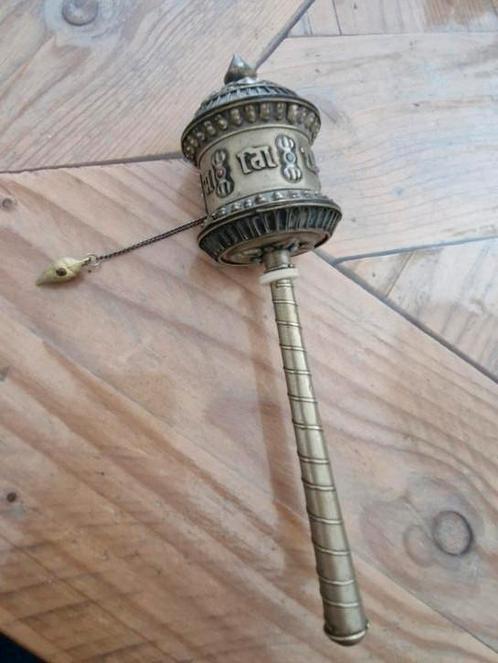 Tibetaans Gebeds wiel - ook wel Mani genoemd, Huis en Inrichting, Woonaccessoires | Boeddhabeelden, Gebruikt, Ophalen of Verzenden