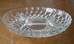 Ovale glazen serveerschaal, 4 vakken., Ophalen of Verzenden, Zo goed als nieuw, Glas