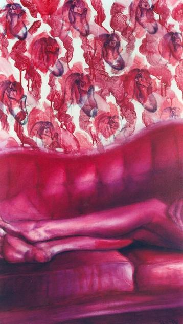 Schilderij "Jaloezie" van Ellen Vos
