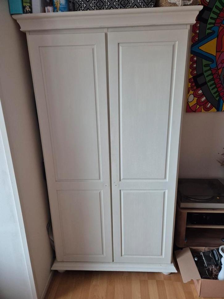 Houten Kledingkast - Gratis Afhalen!, Huis en Inrichting, Kasten | Kledingkasten, Gebruikt, 150 tot 200 cm, 50 tot 75 cm, Met plank(en)