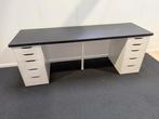 Bureau Ikea 200x60cm incl 2 ladenblokken, Huis en Inrichting, Bureaus, Ophalen, Gebruikt, Bureau