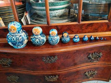 Russische Matroesjka poppetje ’s set van10 stuks  beschikbaar voor biedingen