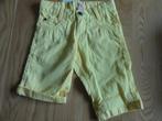 nieuw frendz Gele bermuda jongen mt 104, Broek, Ophalen of Verzenden, Jongen, Nieuw