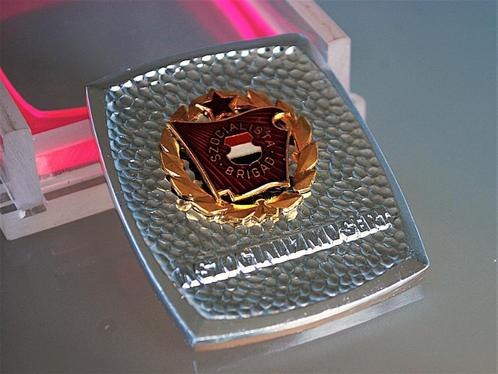 Medaille Socialistisch Volksleger Brons + Aluminium Militair, Antiek en Kunst, Curiosa en Brocante, Ophalen of Verzenden
