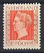 Nederland NVPH nr 489 ongebruikt Koningin Wilhelmina 1947, Verzenden, Na 1940, Postfris