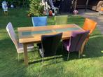 Eettafel met 6 stoelen, Huis en Inrichting, Ophalen, Gebruikt