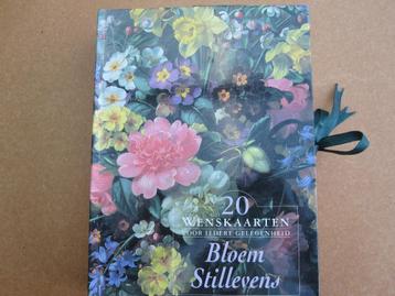 Nieuw pakket met 20 vintage wenskaarten, bloem stillevens beschikbaar voor biedingen