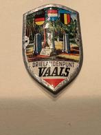 Oud drielandenpunt Vaals wandelstok plaatje embleem schildje, Ophalen of Verzenden, Gebruikt, Gebruiksvoorwerp
