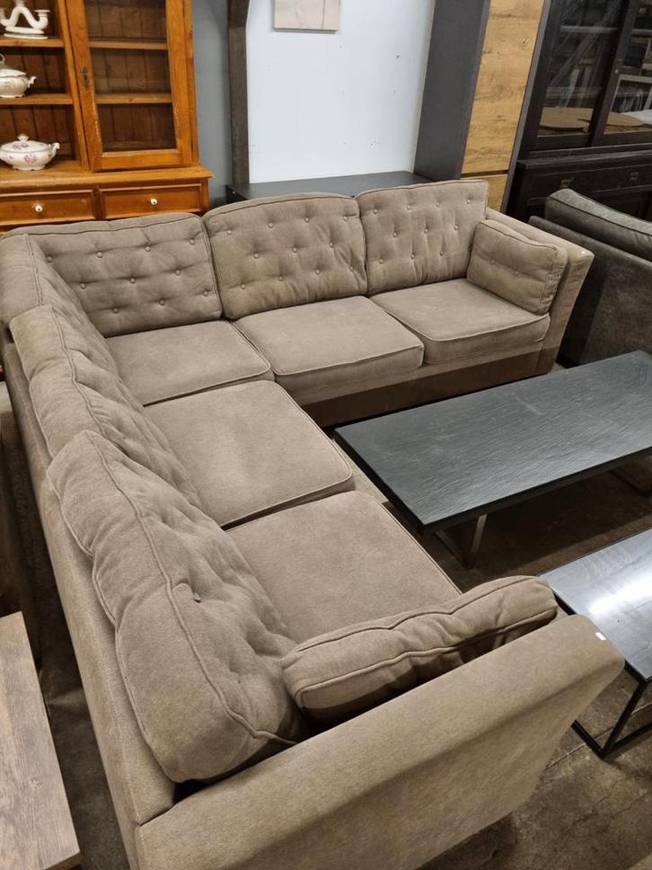 Hoekbank zithoogte 45cm, Huis en Inrichting, Fauteuils, Minder dan 50 cm, Ophalen