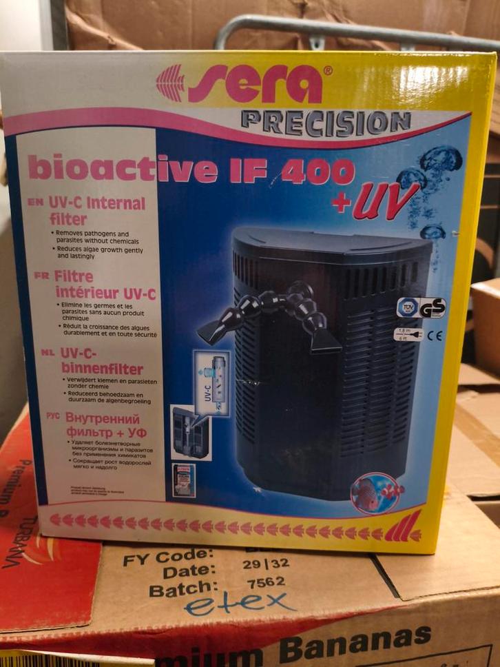 Sera bioactive if 400 uv binnen filter, Dieren en Toebehoren, Vissen | Aquaria en Toebehoren, Nieuw, Filter of Co2, Ophalen of Verzenden