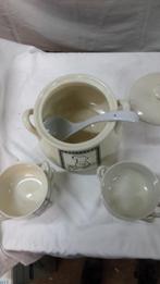 Soepterrine met 4 kommen Cuisine, Huis en Inrichting, Keuken | Servies, Ophalen of Verzenden, 'T Olde Gre-j, Info@toldegrej.nl