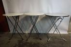 Inklapbare statafels sta tafel statafel | 3 stuks, Gebruikt, Niet ingevuld, Niet ingevuld, Ophalen