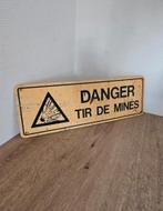 Orgineel waarschuwingsbord voor mijnen uit Normandië 1944, Verzamelen, Ophalen of Verzenden, Nederland