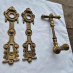 2x antieke kasteel klinken / deurklinken, Ophalen of Verzenden