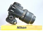 Nikon D60 body 7330 clicks en AF-S 18-55mm VR | Zgan, Spiegelreflex, 10 Megapixel, Ophalen of Verzenden, Zo goed als nieuw