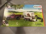 Schleich Horse Club Speelset Pick-up met aanhangwagen 42346, Ophalen, Zo goed als nieuw