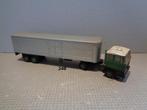 lion daf 2800 met eurotrailer  groen, Hobby en Vrije tijd, Modelauto's | 1:50, Ophalen of Verzenden, Zo goed als nieuw, Bus of Vrachtwagen