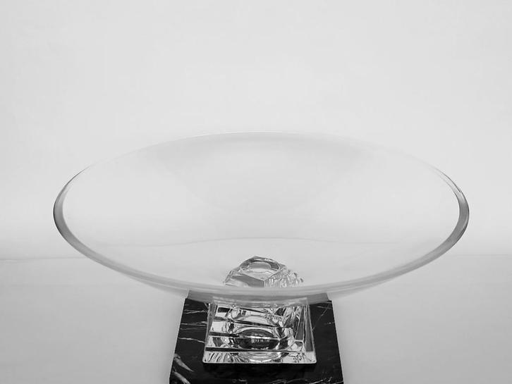 Schaal Mikasa Shantung JG Durand Kristal XXL, Antiek en Kunst, Antiek | Glas en Kristal, Ophalen of Verzenden