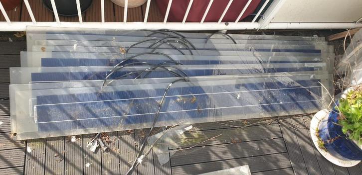 zonnepanelen, Doe-het-zelf en Verbouw, Zonnepanelen en Toebehoren, Gebruikt, Paneel, Minder dan 100 wattpiek, Ophalen