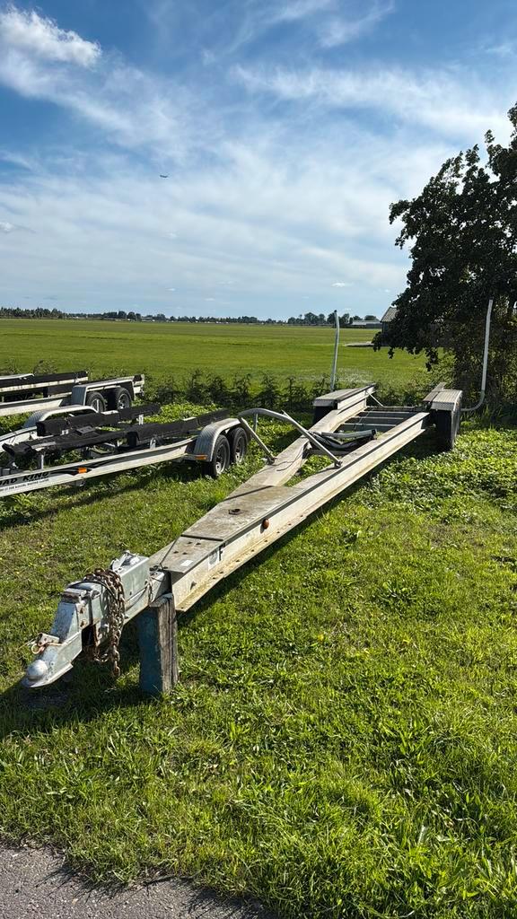 GROTE boottrailer stallingstrailer boot trailer triple as, Watersport en Boten, Boottrailers, Gebruikt, Overige typen, 3000 kg of meer