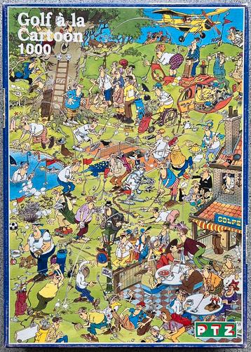 Jan van Haasteren “Golf à la Cartoon” 1000 st, PTZ uitgave. beschikbaar voor biedingen