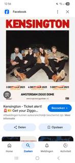 Kensington concerttickets 3 december 2025, Tickets en Kaartjes, Twee personen, December