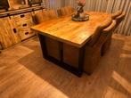 mooie mango houten eettafel TE RUIL, Huis en Inrichting, Complete inboedels, Ophalen
