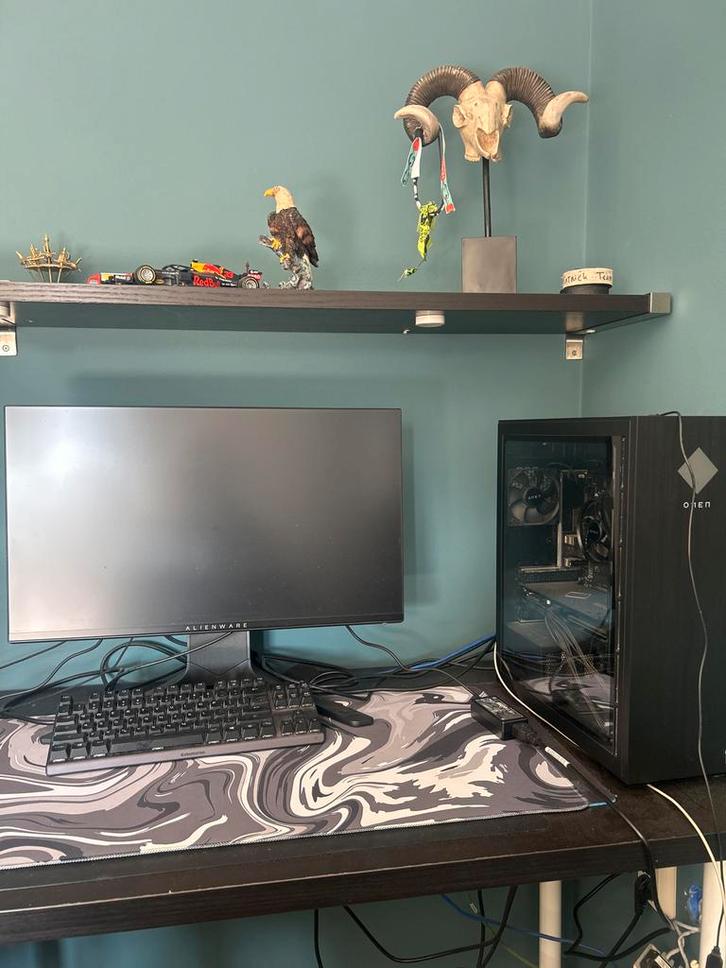 Gaming PC Set - Ryzen 9, RTX 3070, 240Hz Alienware, Computers en Software, Desktop Pc's, Gebruikt, 3 tot 4 Ghz, SSD, 16 GB, Met videokaart