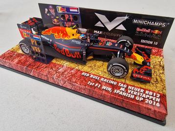 Max Verstappen. RB12. First Win Spanje. 2016.1:43. Edtion 10 beschikbaar voor biedingen