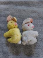 2x konijn pencil huggers clip on knijpbeestjes, Ophalen of Verzenden, Gebruikt