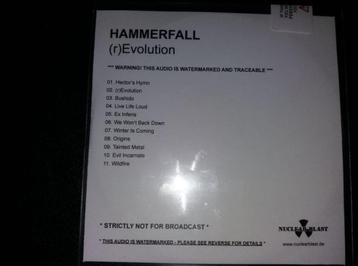 HammerFall ‎– (r)Evolution (watermarked promo)!+ beschikbaar voor biedingen