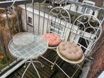 Vintage bistro set, Ophalen, Gebruikt, Metaal