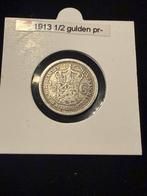 1/2 gulden 1913, Ophalen of Verzenden, Koningin Wilhelmina, ½ gulden